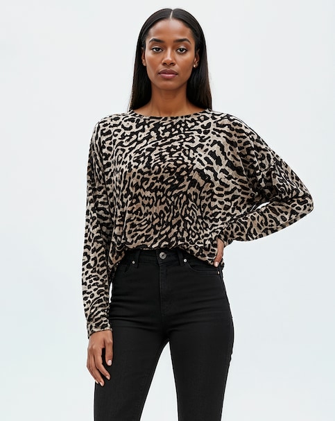 Religion Burn Out Velvet Animal Shade Tee