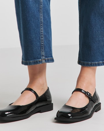Brooke Mary Jane Square Toe Shoes - Extra Wide Fit (EEE)