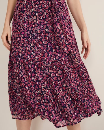 Phase Eight Azalea Ditsy Short Sleeve Midi Dress