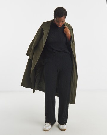 Boucle Slash Neck Slouch Top