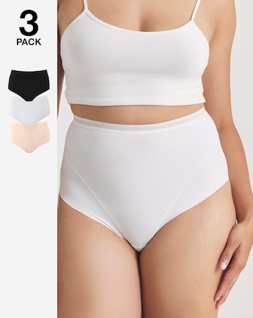 MAGISCULPT Light Control (3 Pack) Tummy Shapers Black/Blush/White