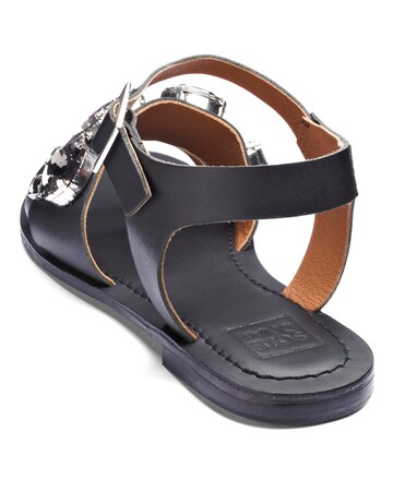 Sole Diva Jewelled Sandals Wide E Fit