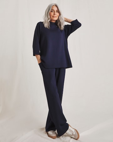 Julipa Button Back Modal Co-ord Top