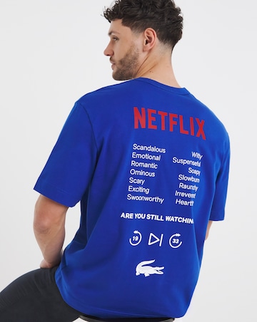 Lacoste X Netflix Logo T-Shirt