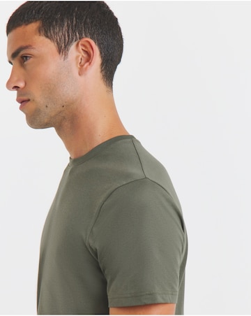 5 Pack Multi Crew Neck T-Shirts Long