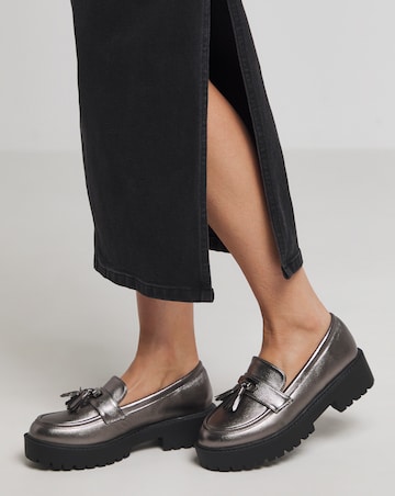 Jolene Tassle Chunky Loafer - Extra Wide Fit (EEE)