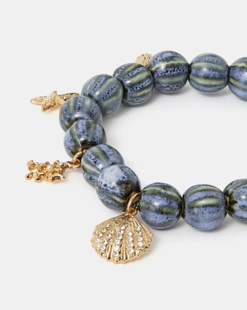 Accessorize Ocean Charm Bead Bracelet