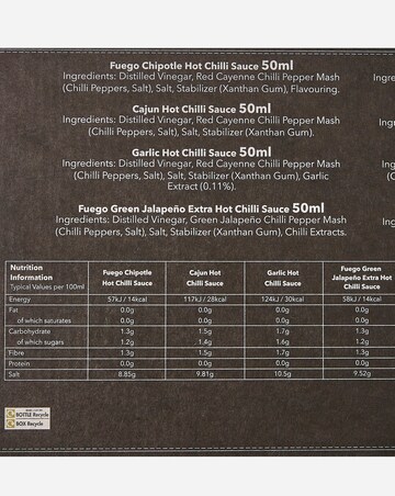 10 Chilli Sauce Selection