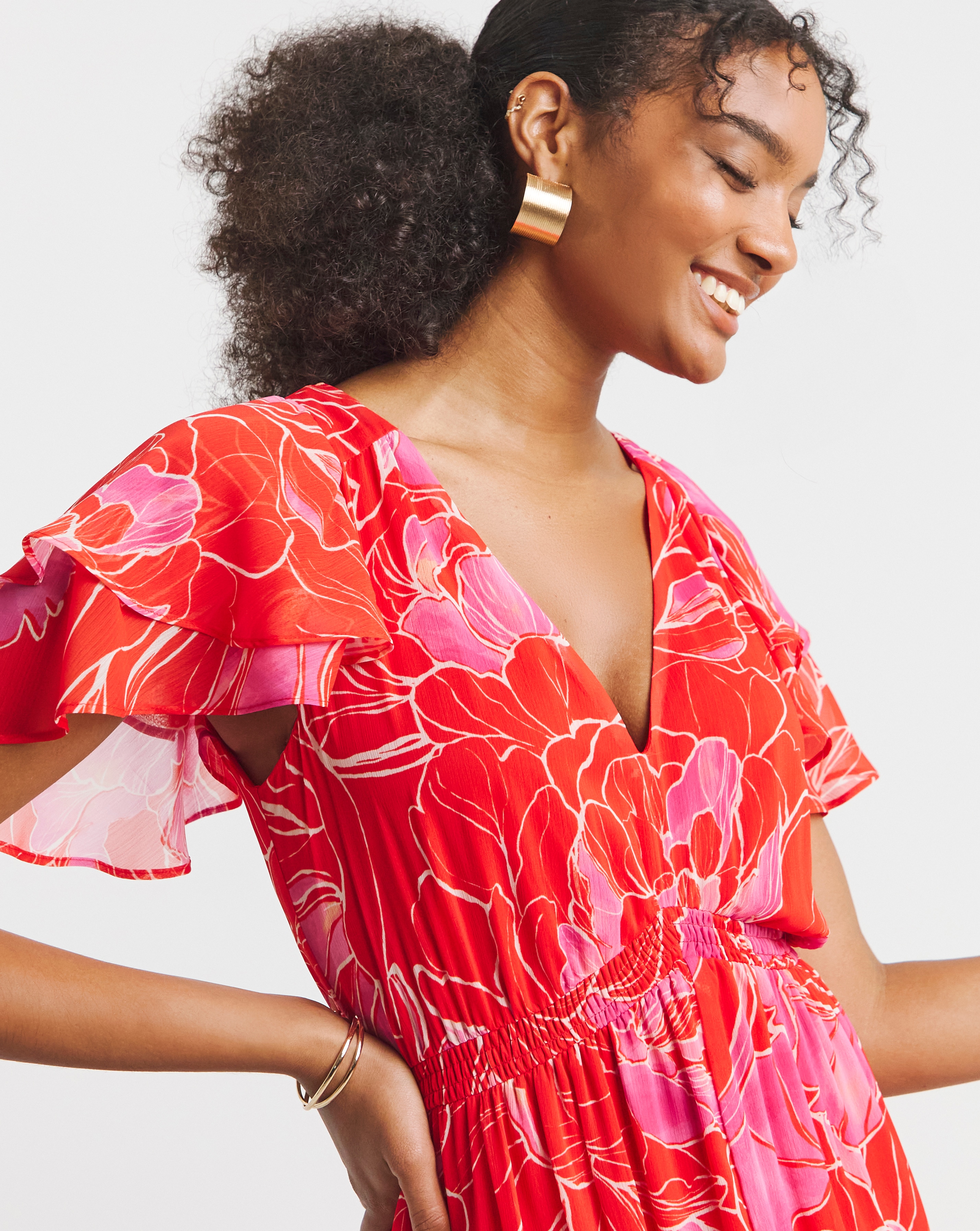 Joanna Hope Tiered Ruffle Maxi Dress | Fashion World