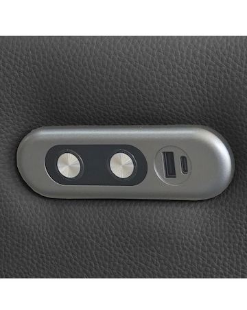 Aspire Kingsmere Leather Power Recliner Corner Sofa