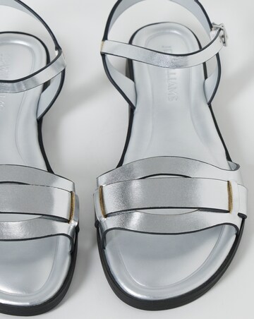 Lucia Woven Two Part Sandals - Wide Fit (E)