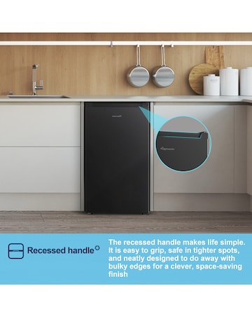 Fridgemaster MUZ4860EB Under Counter Freezer - Black E Rated