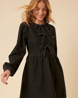 Nobody's Child Denim Eden Mini Dress