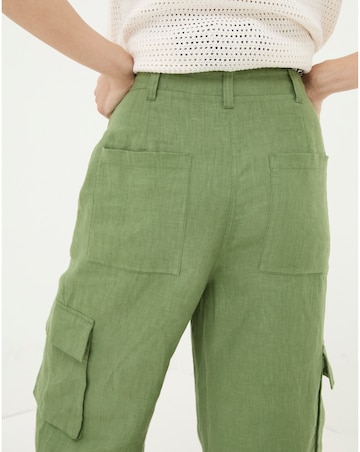 FatFace Demi Linen Blend Cargo Trouser