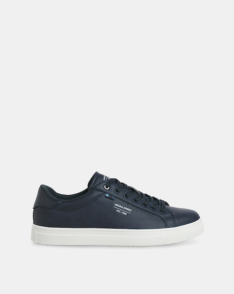 Jack & Jones Bale PU Trainer - Navy/White