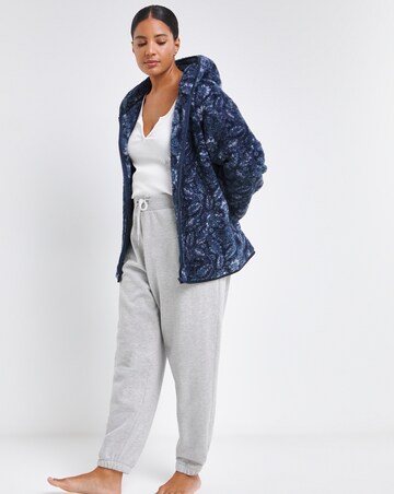 Joe Browns Oversized Snuggle Hoodie Blue Mix