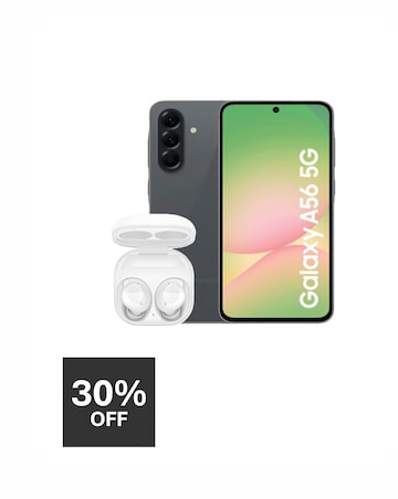 Samsung Galaxy A56 5G 256GB - Awesome Graphite & Buds FE Bundle