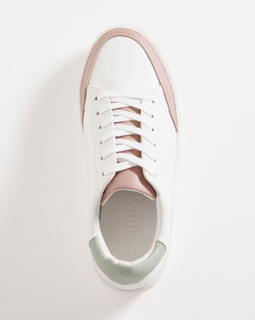 Lace Trainer with Star Detail - Wide Fit (E)