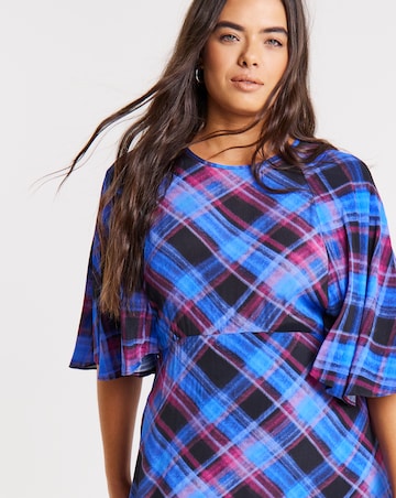 Joanna Hope Stripe Print Tea Dress