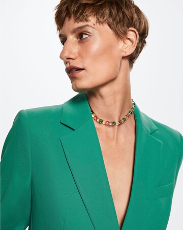 Mango Double-breasted Suit Blazer