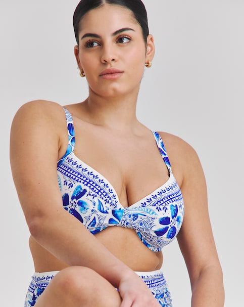 MAGISCULPT Twist Front Plunge Underwired Bikini Top