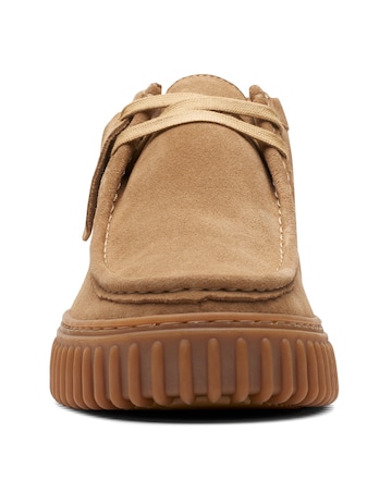 Clarks Suede Torhill Boots - Dark Sand