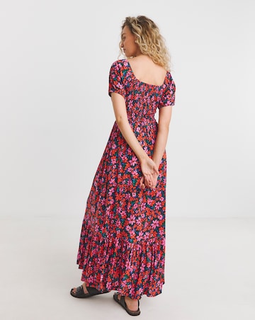 Joe Browns Floral Shirred Jersey Maxi Dress