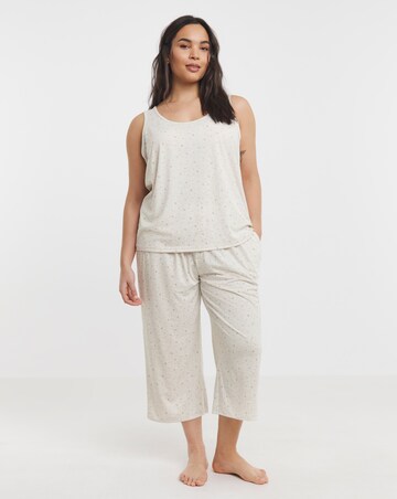 Pretty Lounge Moon & Star Print Culotte Set