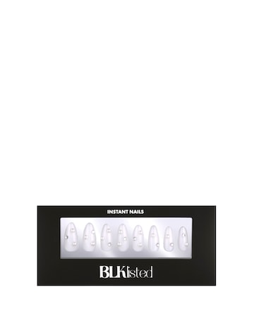 BLK Listed Instant Acrylic Nails, Iced Out