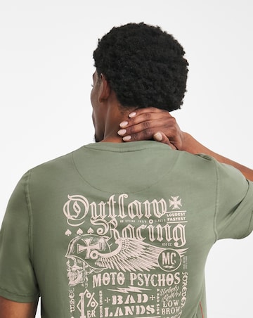 Joe Browns Back Print Graphic T-Shirt Long Length