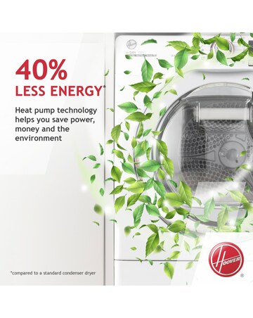 Hoover H-DRY 500 NDEH10A2TCE80 10kg Heat Pump Tumble Dryer White + Install