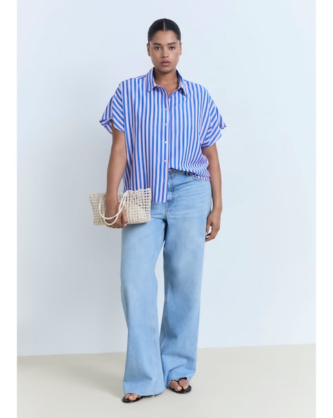 Mango Striped Shirt