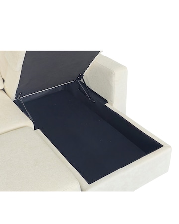 Aspire Nexis Right Corner Chaise Storage Sofa Bed