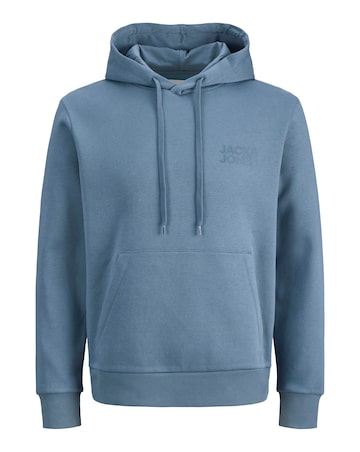 Jack & Jones Corp Logo Hoodie - Blue