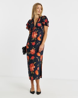 Hope & Ivy Felicity Midi Dress