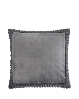 Catherine Lansfield Velvet Faux Fur Cosy Cushion