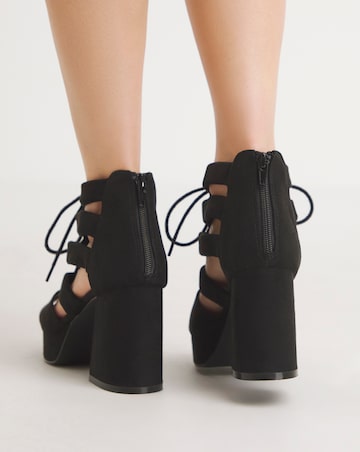 Ava Strappy Shoe Boot - Extra Wide Fit (EEE)