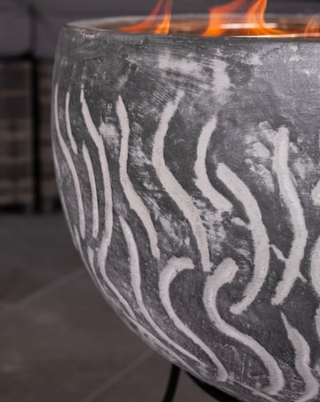 Charles Bentley SNUG Toledo Clay BBQ Firepit with Grill