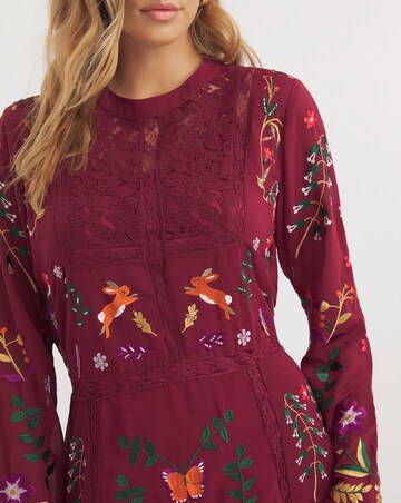 Joe Browns Enchanted Occasion Forset Embroidered Maxi Dress