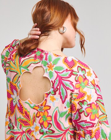 Native Youth Botanical Flower Mini Dress