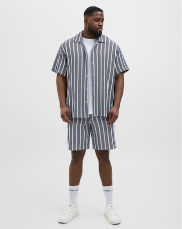 Jack & Jones Coba Stripe Short - Blue