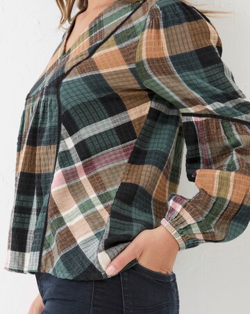 Fatface Lara Check Blouse