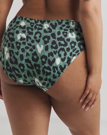 Elomi Jungle Bay Mid Rise Bikini Brief Olive