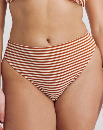 Chelsea Peers Multi Rib High Waist Bikini Brief Multi