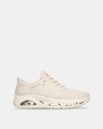 Skechers Off-White Uno Glide-Step Air Glider Trainers - Standard Fit (D)