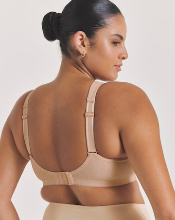 Miss Mary of Sweden Broderie Anglaise Cotton Non Wired Bra Skintone