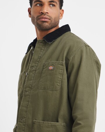 Dickies Chore Lined Canvas Jacket - Military Green