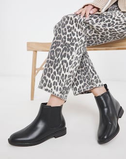 Bettina Classic Ankle Chelsea Boots - Extra Wide Fit (EEE)