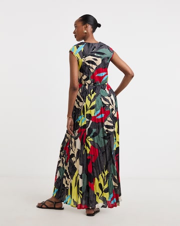 Pure Cotton Tie Front Maxi Dress