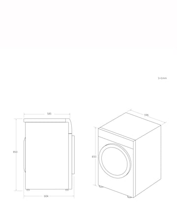 Hoover H-DRY 350 HRE C10TE-80 10kg Condenser Tumble Dryer White + Install
